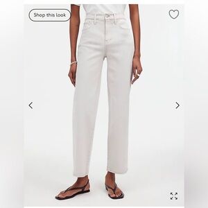 Madewell Perfect Vintage Wideleg Crop Jeans